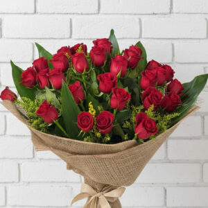 60 Cm 41 Adet Kırmızı Gülden Buket