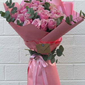 60 Cm 50 Pembe Gülden Buket