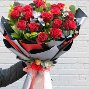 70 Cm 30 Adet Kırmızı Gülden Buket