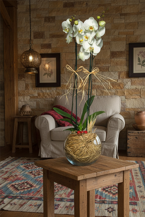 Orkide Koleksiyonu 5 Beyaz Orkide