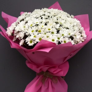 40 Dal Beyaz Papatya Buketi