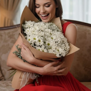 30 Dal Beyaz Papatya Buketi 30 Dal Beyaz Papatya Buketi