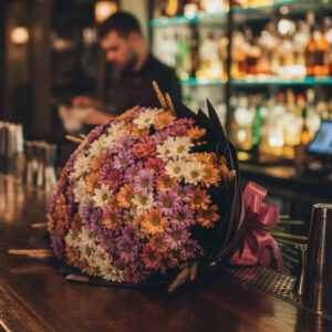 50 Dal Renkli Papatya Buketi