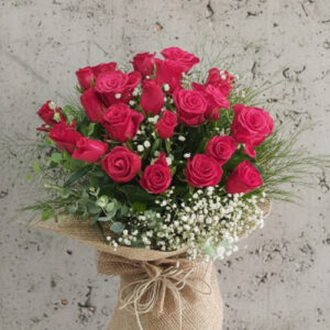 70 Cm 21 Adet Kırmızı Gülden Buket
