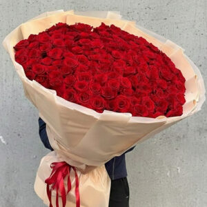 70 Cm 150 Kırmızı Gülden Buket