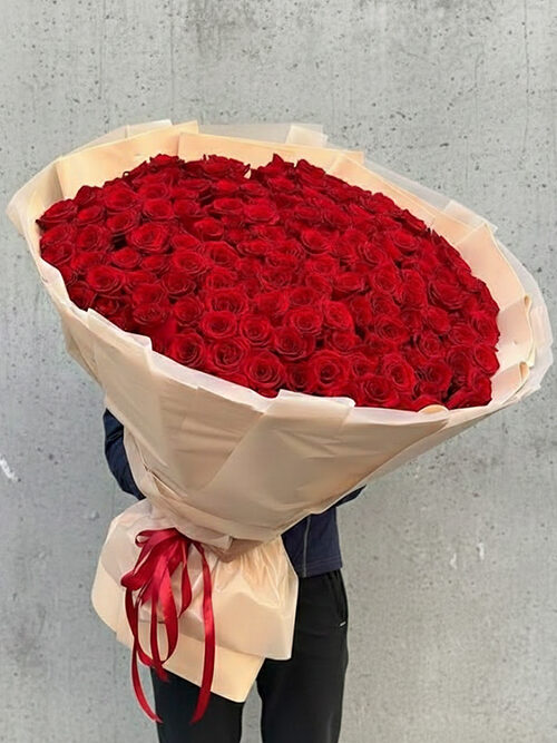 70 Cm 150 Kırmızı Gülden Buket