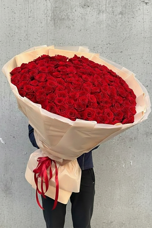 70 Cm 150 Kırmızı Gülden Buket