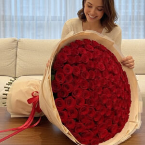 70 Cm 150 Kırmızı Gülden Buket